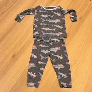 Santa Shark Kids Pajamas